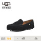 UGG春季女士舒適平底樂福鞋雙鞋墊單鞋豆豆鞋1147350BLK|黑色 38