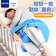 LUCYLEE日本老人翻身輔助器家用護理翻身墊癱瘓病人移位器翻身枕臥床久躺 【三角墊套裝】翻身器(秋冬升級絨布款)