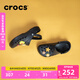 卡駱馳crocs洞洞鞋貝雅男鞋女鞋輕便耐磨一腳蹬拖鞋休閑鞋|10126 黑色-001 41 /42(260mm)