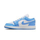 耐克（NIKE）男女大童冬季AIR JORDAN 1運動(dòng)鞋籃球鞋 FZ3929-114  37.5