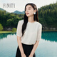 菲妮迪（FINITY）雪紡衫2025夏季新款簡約壓褶設計感百搭優(yōu)雅上衣女 白色 XL