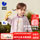 minibala男童女童毛絨外套寶寶抗靜電搖粒絨撞色繡花保暖上衣2025秋新款 粉紅60009 90
