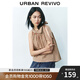 UR2025夏季新款女裝復(fù)古波嬉風(fēng)超寬松格紋罩衫襯衫UYY250030 紅色格子 (偏寬松) M (M-L)
