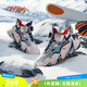 安踏兒童男童二棉鞋加絨保暖靴子大童戶外雪地靴運動鞋A312346908H