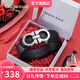 Caluom Kaiol品牌皮帶男內(nèi)穿式真皮腰帶頭層牛皮男士褲帶七夕情人節(jié)禮物送男友 【品牌專柜禮盒】80946A輕奢銀色 105cm -130拍下請(qǐng)留言身高體重安排對(duì)應(yīng)尺碼