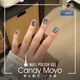 CandyMoyo5D炫彩貓眼一步膠25年全新美甲三合一懶人膠需烤燈 CMI05螺鈿
