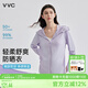 VVC防曬衣女夏季新款防紫外線寬松短款外套時尚洋氣外套 風(fēng)信紫 M 
