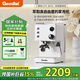 格米萊（GEMILAI）【政府補貼&中秋禮品】意式半自動(dòng)咖啡機小型家用 復合式?jīng)_煮頭 萃取水溫可調G3007L白色