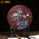 漢臻唐璽（HONZONTX）非遺揚州漆器擺件彩螺螺鈿古風(fēng)擺件傳統(tǒng)文化情人節(jié)搬家開業(yè)禮品 彩螺-欣欣向榮 28厘米