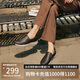 斯凱奇（Skechers）男鞋休閑商務(wù)鞋夏季一腳蹬厚底板鞋軟底舒適樂福鞋豆豆鞋77157