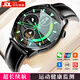 HUXIAVIM智能手表華強(qiáng)北為watch藍(lán)牙運(yùn)動(dòng)手表gt5 ultra成人男女情侶表心率血壓血氧監(jiān)測男生女生父親禮物 黑皮帶 NFC+支付+海量表盤+健康監(jiān)測