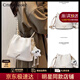 CRTNZO KROEZ輕奢包包女包2025年新款斜挎包女士水桶包生日七夕情人節(jié)禮物包包 米白色-CK女包送女友老婆