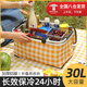 車(chē)歸沐【采銷(xiāo)推薦】折疊保溫箱保溫包戶(hù)外露營(yíng)野餐籃保溫袋冷藏包30L