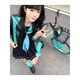 閃動(dòng)少女（SHANDONGSHAONV）初音綠滿(mǎn)襟JK水手服制服校服裙套裝高中生日系校供 單獨環(huán)扣 S
