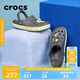 crocs卡駱馳洞洞鞋貝雅卡駱班輕便耐磨一腳蹬休閑鞋|205089 石板灰/青檸綠-0GX 43 (270mm)