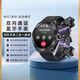 HKMW華為機(jī)HUAWEl適用智能電話手表手環(huán)藍(lán)牙通話健康監(jiān)測(cè)睡眠血糖血壓血氧心率運(yùn)動(dòng)NFC離線移動(dòng)支付 經(jīng)典黑硅【手表耳機(jī)二合一】【雙向藍(lán)牙通話】