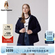Hush Puppies暇步士女裝春季新款工裝風(fēng)戶外休閑廓形連帽外套 196深藍 L