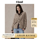 ELAND【100%綿羊毛】衣戀毛針織衫女保暖毛衣開(kāi)衫2025冬季新款 棕色(85)Brown L 170
