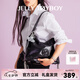 JellyToyboy【七夕情人節(jié)禮物】包包女包JTB小漫游包新款hobo包大容量斜挎包 黑色