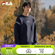 FILA 斐樂官方男子套頭衛(wèi)衣2025春時尚休閑舒適針織長袖上衣