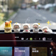 繁夏汽車中控臺擺件7件套車載屏幕顯示屏裝飾用品可愛小羊減壓小公仔