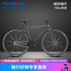 永久 平把公路車(chē)簡(jiǎn)約高碳鋼車(chē)架仿死飛款男女式成人學(xué)生城市通勤跑車(chē) 單速 灰色 建議身高158-190cm
