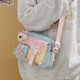 麓格立兒童斜挎包女孩小包包2025新款時(shí)尚女童可愛(ài)外出背包女小學(xué)生挎包 兒童斜挎包【奶藍色】 【無(wú)掛件】