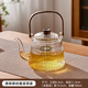 MZXM日本進(jìn)口品質(zhì)玻璃煮茶壺可明火電陶爐燒水壺家用泡茶壺茶水分離提 透明-提梁茶壺 700ml