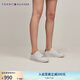 TOMMY HILFIGER女裝簡約金屬標休閑舒適百搭運動鞋板鞋小白鞋F(xiàn)W0FW03682 白色020 38