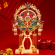 爾山集新娘團(tuán)扇結(jié)婚中式婚禮成品結(jié)婚扇雙面喜扇結(jié)婚禮物送新娘無支架
