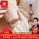 歐利時（OLEVS）瑞士認證品牌手表女士簡約氣質(zhì)鎢鋼女表防水鑲鉆潮流時尚石英手表 OLEVS-5501-玫金色