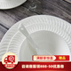 隆達(dá)骨瓷陶瓷餐具 純白小調(diào)羹 家用簡約健康湯勺米飯勺 純白鳳尾小調(diào)羹 6只裝