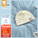 貝肽斯兒童帽子夏季薄款防護(hù)帽新生兒胎帽初生男女寶寶防風(fēng)帽風(fēng)扇帽涼帽 小萌熊-米色 夏季 0-3個月|頭圍32-40cm