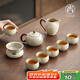 尚言坊汝窯功夫茶具整套高檔家用陶瓷泡茶茶壺茶杯個(gè)人專用器具全套裝