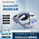 FIIT VRMeta quest3精英頭戴oculusVR眼鏡一體機(jī)配件磁吸電池減重減壓quest3配件替換頭帶不壓臉久戴不勒 Q3/3S頭戴【18W快充】10000毫安