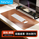 NVV 鼠標(biāo)墊大號(hào) 900*450mm 加長(zhǎng)辦公游戲電競(jìng)電腦桌面鼠標(biāo)墊雙面皮革超大桌墊防水耐磨 M11-9045