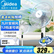 美的電風(fēng)扇家用遙控定時(shí)落地扇臥室客廳變頻直流輕音低噪小型臺立兩用風(fēng)扇落地大風(fēng)力電扇一級能效 FS40-18AR【9葉遙控 三種高度可調】