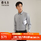 雅戈爾（YOUNGOR）長袖襯衫男秋冬男士保暖襯衫混紡面料保暖內膽溫暖舒適 灰色VLBN119759DBA 42