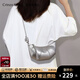 CRTNZO KROEZ輕奢牛角包包女包2025新款斜挎包餃子包生日七夕情人節(jié)禮物實用 銀色-CK女包送女友老婆閨蜜禮物高檔實用高級感
