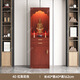 保家仙專(zhuān)用柜佛龕立柜供奉桌神臺財神爺觀(guān)音供桌香案臺佛臺 升級帶背板-紅花梨色40CM