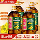金龍魚(yú)非轉基因壓榨純香菜籽油家用炒菜烹飪油食用植物油大桶裝油炸燉湯 5L