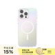PopSockets【iPhone經(jīng)典透殼】泡泡騷磁吸氣囊支架防摔手機(jī)殼適用蘋果iPhone16ProMax磁吸手機(jī)殼珍珠粉彩虹海 彩虹海  iPhone 16 Pro