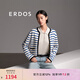 ERDOS 春夏全棉彈力牛仔直筒褲復古修身百搭簡(jiǎn)約女牛仔褲可水洗 經(jīng)典藍 S 155/64A