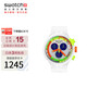 斯沃琪（Swatch）瑞士手表 BIG BOLD系列 霓虹果凍 畢業(yè)禮物時尚石英表SB02K100
