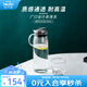 怡萬家（iwaki）冷水壺茶具耐熱玻璃涼水壺家用大容量玻璃杯果汁壺 【304不銹鋼蓋】圓形1L