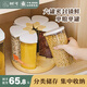 樹可雜糧儲存容器五谷雜糧收納盒豆類谷物密封罐旋轉食品級儲米雜糧桶