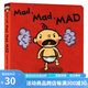 英文原版 Mad Mad Mad 一根毛 臟小孩 英文原版繪本Leslie Patricelli 紙板書 啟蒙情緒管理圖畫書 綠山墻 .