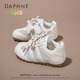達(dá)芙妮女童鞋阿甘鞋2025夏季新款透氣兒童單網(wǎng)透氣鞋超輕板鞋 白色32碼