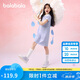 巴拉巴拉女童裙子兒童連衣裙2025夏裝中大童洋氣撞色Polo裙208225111011