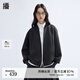 播立領(lǐng)拉鏈棒球服女商場(chǎng)同款2024新款學(xué)院風(fēng)洋氣短外套BDR1WD0202 K40玄黑 玄黑 S